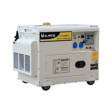 El generador de diesel de aire refrigerado por aire de un panel digital monofásico de 5kW puede ver el uso de aceite